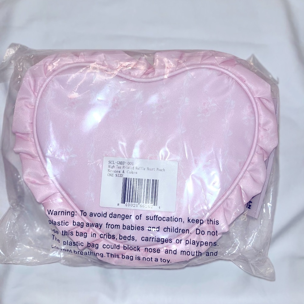 NIB Stoney Clover High Tea Ruffle Pouch - Picture 4 of 5